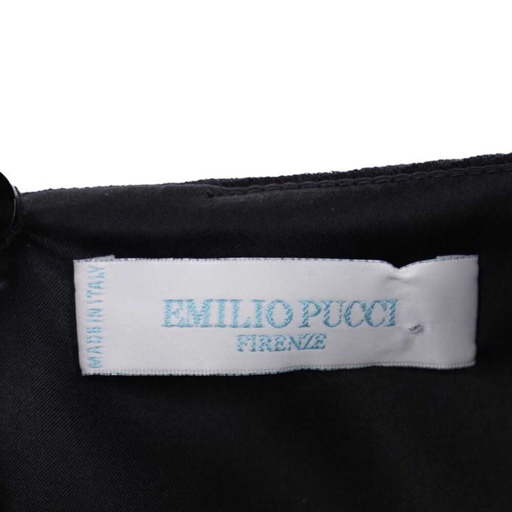 Emilio Pucci Frenze Beaded Dress in Black Polyester - Picture 4 of 4